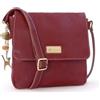 Catwalk Collection Handbags - Borsa a Tracolla in Pelle Invecchiata - Messenger Bag Media da Donna - Borsa da Giorno Formato A5 - Sabine M