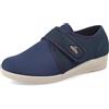 Fly Flot Bellona, Pantofole Donna in Microfibra Elasticizzata, con Strappo Regolabile, Sottopiede Antishock, Sandali, Blu, 36 EU