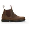 Infinity Leather Rossi Booma 607 Rustic Marrone Pelle Chelsea Stivali Unisex Australiani alla Caviglia