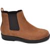 Malu Shoes Beatles Uomo Stivaletto con Elastico in Vera Pelle Scamosciata Cuoio Suola in Gomma Ultraleggera Casual Made in Italy (44 EU)