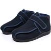 Generico Calde Pantofole Uomo Donna Invernali da Casa Imbottite per Diabetici Extra Large Scarpe Diabetiche Piedi Gonfi Collo Alto Ciabatte (Blu, L, Adulto, 45, Numero, Sistema Taglie Calzature EU, X-Larga)