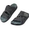 JOMIX Sandali Uomo in Pelle con Strappo Regolabile, Ciabatte Comodi Suola Antiscivolo per Estivo, Casual e Outdoor MOX250657 (Nero,44)