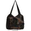 UICIOP Y2K borsa tote di grande capacità, borsa piccante ragazza, borsa a tracolla retrò, borsa in denim lavato, borsa casual da donna