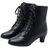 ticticlily Stivaletti Donna Vintage Gotico Stivali | Comode, Eleganti, Stringati, Boots, con Tacco, Autunnali Invernali