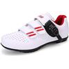 PENXZT Scarpe da Ciclismo per Biciclette da Donna da Uomo con Scarpe da Montagna in Stile Mountain in Stile Sbloccato per Scarpe da Ciclismo per Esterno