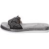 inblu SA-31 Nero Scalzato donna Ciabatta Pantofola fascia intrecciata
