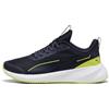 Puma Flyer Lite 3 JR - Scarpe da Ginnastica Unisex, New Navy-Lemon Sherbert-Puma White,