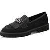 QUEEN HELENA Mocassini Eleganti Francesine Scarpe Basse Casual Donna ZM9819 (Nero, Sistema Taglie Calzature EU, Adulto, Donna, Numero, Media, 35)
