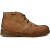 PAYMA - Stivali Safari da Uomo in Pelle Rustici e Nobuk. Chukka Stivaletti Scarpa per Lavoro Casual, Outdoor e Giardinaggio. Chiusura Lacci. Suola di gomma.