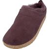 HAFLINGER zoccolo in pelle di agnello Snowbird pantofola in feltro melanzana, 41