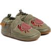 Mikk-line Scarpine Primi Passi in Pelle per Neonato e Bambina, Pantofole Antiscivolo con Suola in Camoscio e Fodera in Lino, Motivo Animali, Unisex 0-48 Mesi