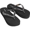 Calvin Klein Infradito da donna Flatform Met Tpu HW0HW03120, NERO (Triple Black), 4
