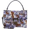 Coccinelle Pelle borsetta borsa a tracolla Arlettis Flower Print Handbag Printed Grained Leather