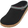 HAFLINGER Pantofole Unisex Adulto Grizzly Franzl 711001, Numero:37 EU, Colore:Nero