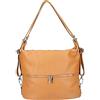 Bottega Carele Borsa Donna a spalla in vera pelle trasformabile in zaino made in italy