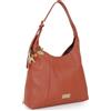 Catwalk Collection Handbags - Borsa a Spalla in Pelle - Tote Bag Donna Media-Grande - Borsa a Mano da Giorno - Multi Scomparti - Bethany - Marrone Chiaro