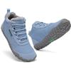 SAGUARO Donna Barefoot Scarpe Invernali Stivaletti Imbottiti Calde Scarponcini Invernali Stivali da Neve Scarponi per Uso Quotidiano & Tempo Libero Blu, Gr.37