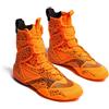 Generic Scarpe da Boxe per Uomo Stivali da Allenamento da Combattimento Traspiranti Traspiranti Antiscivolo da Competizione Scarpe Sportive,Arancia,42 EU