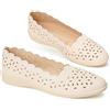GLAMORA Ballerine Donna Traforate Laser Floreale Zeppa Bassa Punta Tonda Slip On Scarpe Comode Leggere Traspiranti Suola Flessibile Antiscivolo Eleganti Casual Estive Calzata Morbida