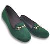 Dorea Le Parigine Eleganti Ballerine Donna da Casa, Friulane in Velluto Invernali, Ciabatte Basse e Chiuse, Produzione Artigianale (Verde, Sistema Taglie Calzature EU, Adulto, Donna, Numero, Media, 36)