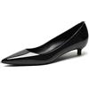elashe Donna Pumps Versatili 3.5 cm Tacco Gattino Zeppa Bassa Punta Sottile Punta Chiusa Facili da Indossare Feste Matrimoni Ufficio e Stile Casual