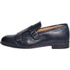 Ciabalù Mocassini Uomo Eleganti Pelle Made in Italy Mocassino Uomo Doppia Fibbia (Blu, Sistema Taglie Calzature EU, Adulto, Uomo, Numero, Media, 45)
