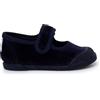 Pisamonas Ballerine con Cinturino Barefoot Velluto Punta Gomma