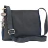 Catwalk Collection Handbags - Borsa a Tracolla Media in Pelle e Camoscio - Borsa a Mano Donna - Formato A5 - Charlotte