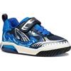 Geox J INEK Boy D - Scarpe da Ginnastica Bambino, Navy/Lt Blue,