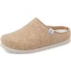Fly Flot Bio Style Woman, Ciabatta Invernale con Tomaia in Tessuto, Sottopiede Antishock, Sandali Donna, 36 EU