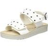 Geox J Sandal Costarei Gi, Sandali Bambine e ragazze, Bianco (White C1000), 28 EU