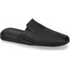 Valleverde 21811 Pantofole Scendiletto Uomo Pelle Liscia Nero Suola Gomma