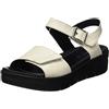 Stonefly Aqua III 2 Nappa Sandali con Cinturino alla Caviglia, Donna, Bianco (Cloud White 150), 39 EU (6 UK)