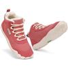 SAGUARO Donna Barefoot Scarpe Invernali Stivaletti Imbottiti Calde Scarponcini Invernali Stivali da Neve Scarponi per Uso Quotidiano & Tempo Libero Rosso, Gr.38