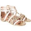 Liu Jo Sandalo C/Fascette Intrecciate Juliet 08 Liu Jo White/L.Gold S3037, 39