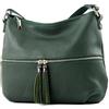 modamoda de - T159 - Borsa a tracolla ital in pelle