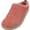HAFLINGER zoccolo in pelle di agnello Snowbird feltro pantofola pantofola cannella 40