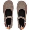 GHTRHSB Ballerine ortopediche Mary Jane da donna, punta arrotondata, in pelle scamosciata, comode, casual, vintage, con stampa leopardata, Marrone, 40 EU
