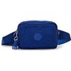 Kipling ABANU MULTI, Piccola Borsa a Tracolla Trasformabile in Marsupio, Deep Sky Blue