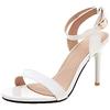 CUTEHEELS Sandali da donna alla moda, aperti, con tacco