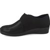 Fly Flot | Full Slipper Woman, Pantofole Donna Traforate con Strappo Regolabile, Ciabatta con Tomaia Stretch Adattiva in Microfibra Elasticizzata, Sottopiede in Microfibra Antshock, Nero, 36