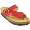 sanaGens Masai 72 ROSSO infradito Ciabatte Ortopediche Made in Italy Tg 35