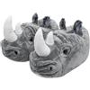 Onmygogo Pantofole 3D nuove per donna, uomo e bambino, pantofole invernali con animali pelosi, panda, orso