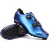 Treer Scarpe Ciclismo Strada con Blocco Pedale Scarpe Ciclismo Unisex Scarpe MTB Uomo & Donna, Traspiranti Scarpe da Equitazione Scarpe MTB Road SPD Scarpe da Ciclismo da Bici 37 EU Blu Aurora