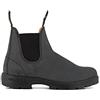Blundstone Unisex 587 Stivali Classici Alla Caviglia Chelsea in Pelle Nera Rustica 12