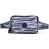 Kipling ABANU MULTI, Piccola Borsa a Tracolla Trasformabile in Marsupio, Brush Stripes