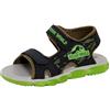 Jurassic World Sandali sportivi da bambino, con dinosauro, punta aperta, facili da montare, estivi, per bambini