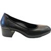 Melluso Decolletè Comodo da Donna in Pelle con Plantare Estraibile - X5316B (Nero, Numeric_38)