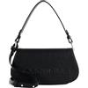 Coccinelle Pelle borsetta borsa a tracolla Myrtha Maxi Log Mini Crossbody Bag Noir nero