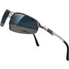 Jexmigo Occhiali da sole da uomo fotocromatici polarizzati da donna, occhiali da guida UV400 adattabili alla luce, occhiali da guida antiriflesso, montatura quadrata leggera da 19 g, per viaggi